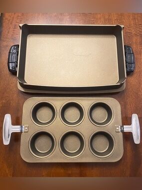 George Foreman Evolve Grill Muffin & Baking Trays (TRAYS ONLY)